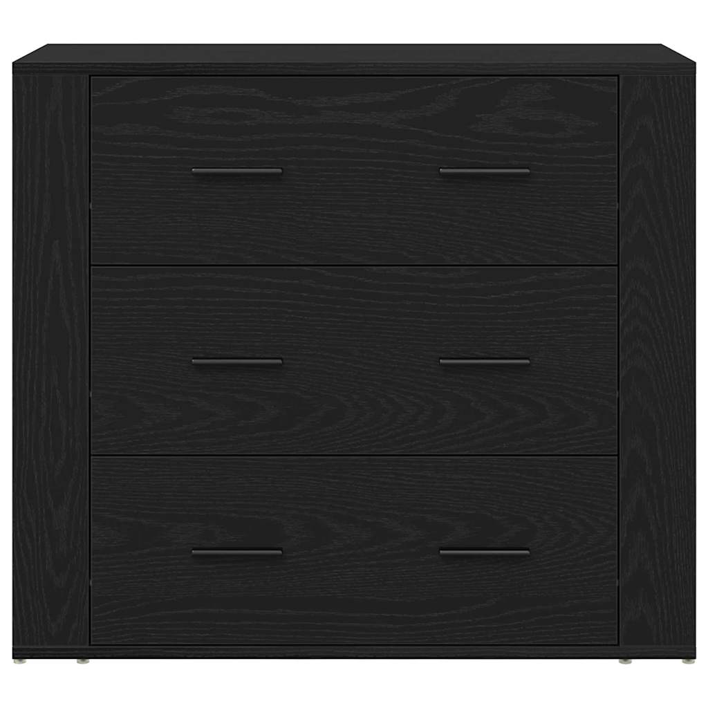 Sideboards 2 Stück Schwarze Eiche Holzwerkstoff